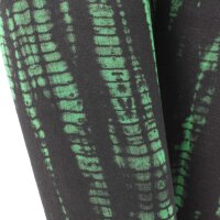 Leggings - Batik - Bamboo - schwarz - grün-waldgrün