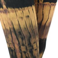 Leggings - Batik - Birch - schwarz - braun-ockerbraun