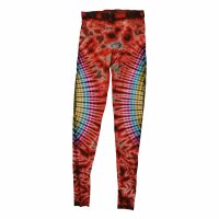 Leggings - Batik - Sun - colourful - red